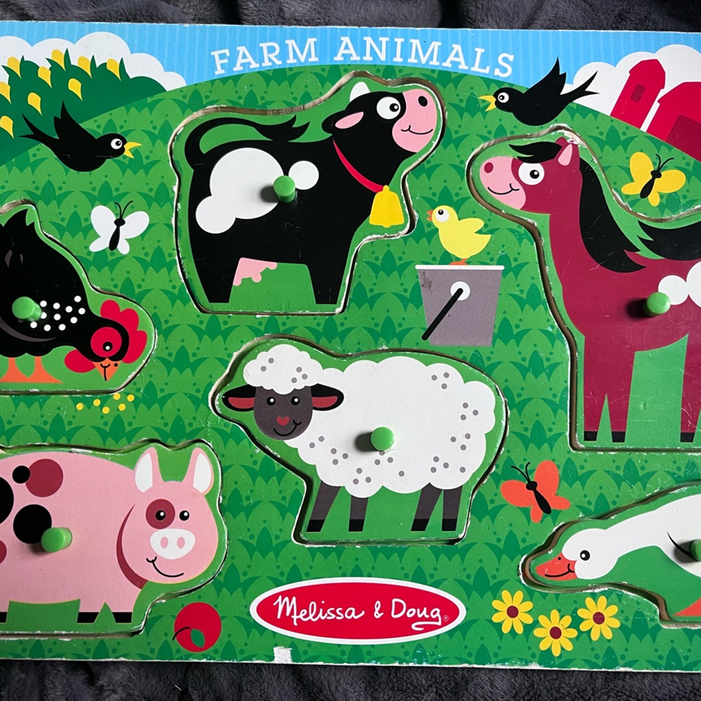 Melissa and Doug farm animals puzzle